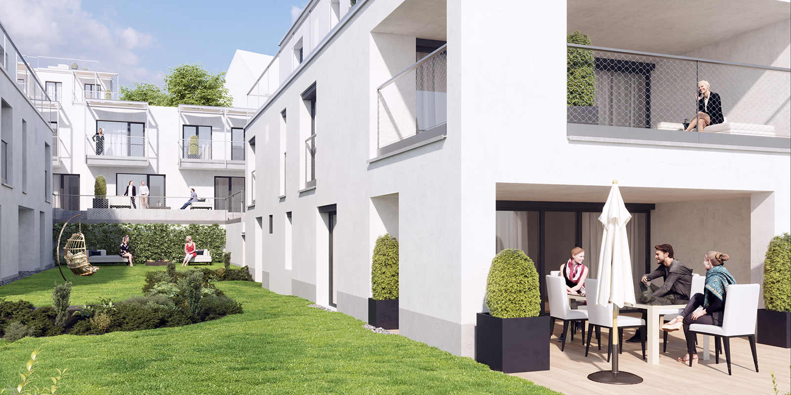 Hatalmas Fedett Teraszok, Privát Kertkapcsolatok